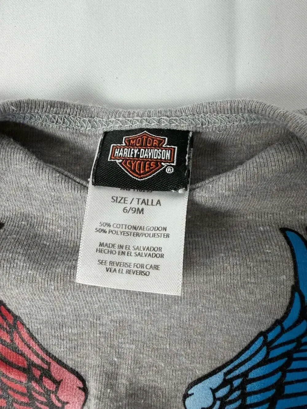 Harley-Davidson Baby Eagle Graphic Ribbed Bodysuit